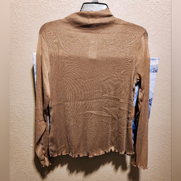 Sparkle Mock Neck Top - Picture 4 of 6